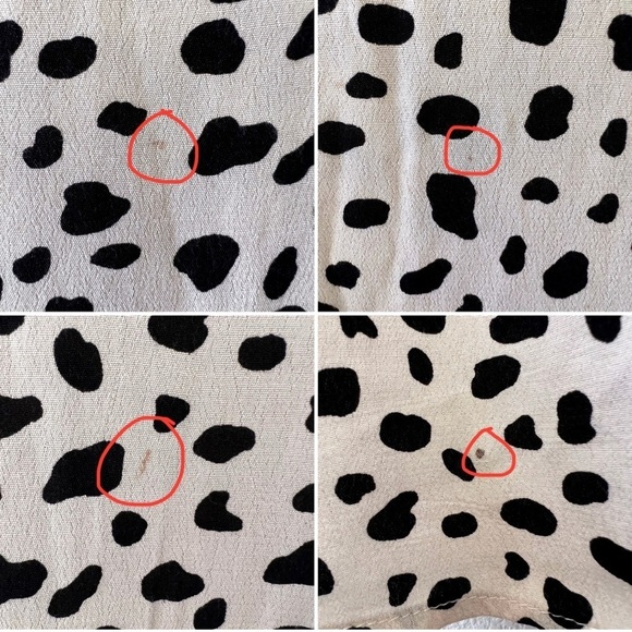 AQUA Spotted Ruffled Wrap Midi Skirt - Picture 14 of 15